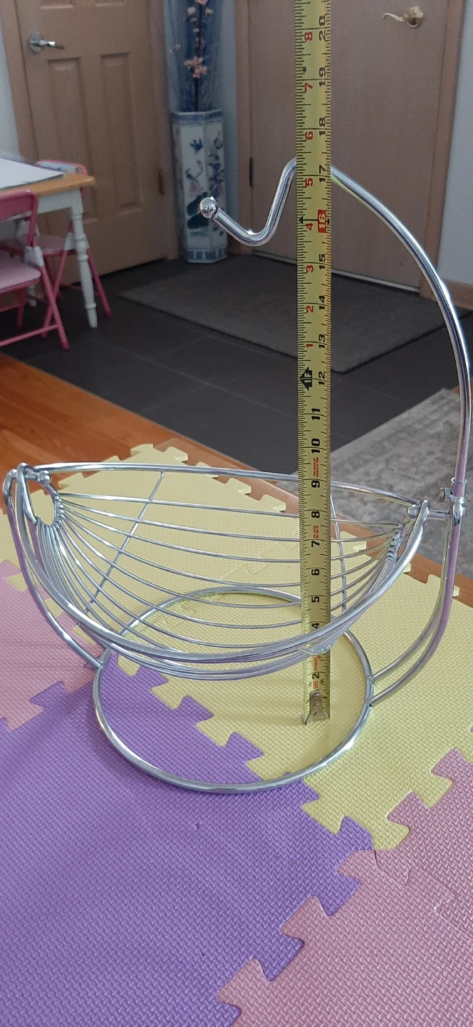 Chrome Wire Rocking Fruit Basket - photo 3
