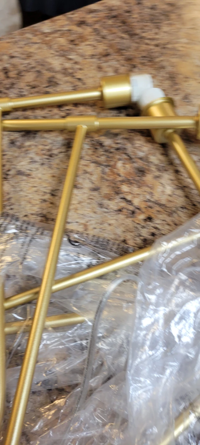 Gold Chandelier Light Fixture - photo 3