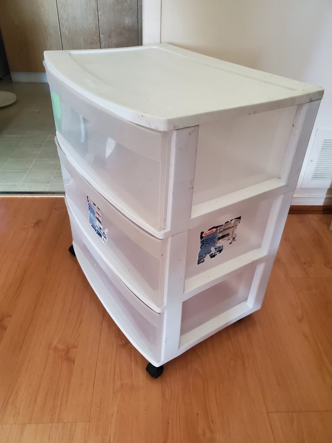 3-Drawer Plastic Storage Cart - photo 2
