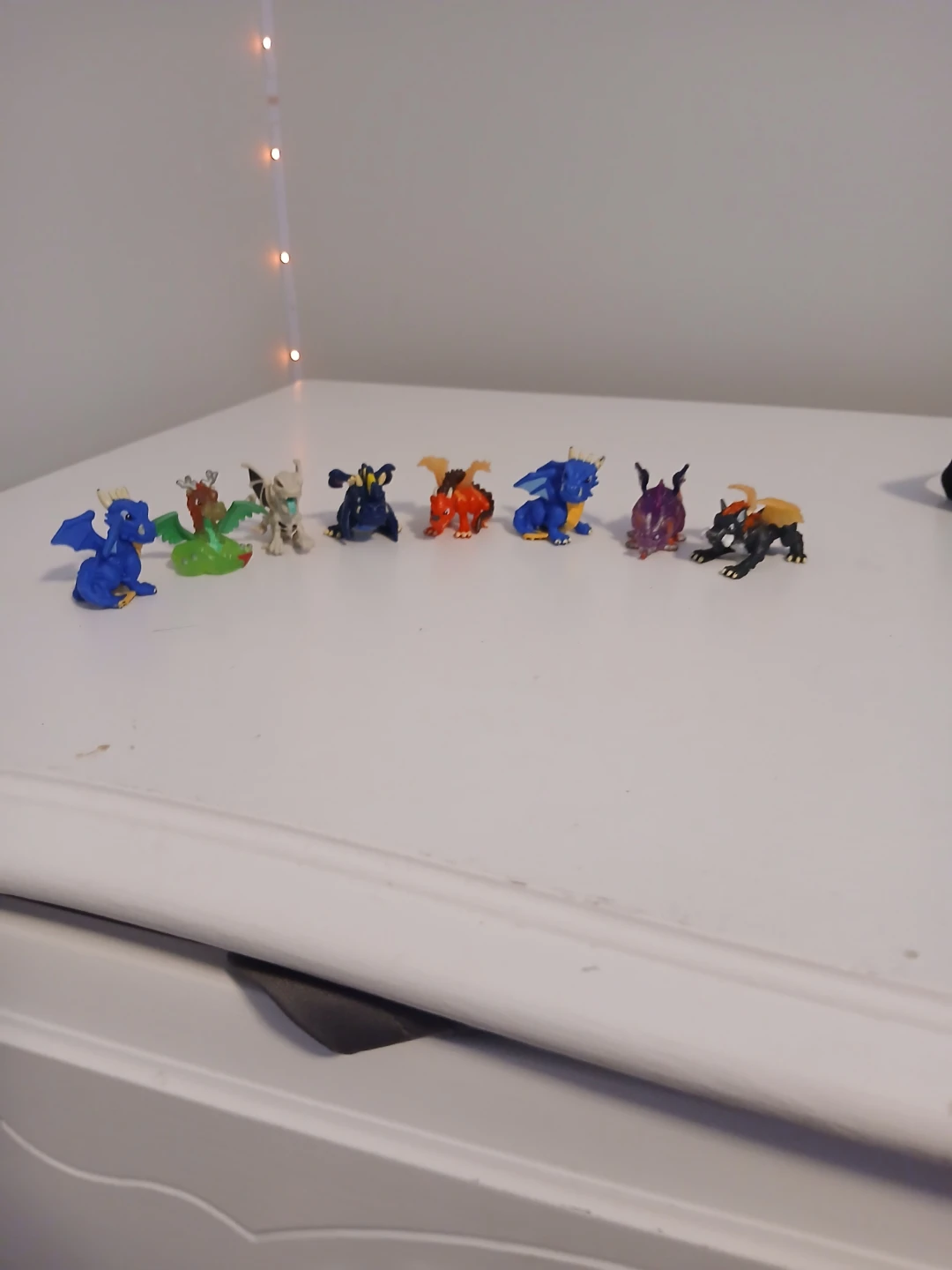 Set of 8 Dragon Figurines