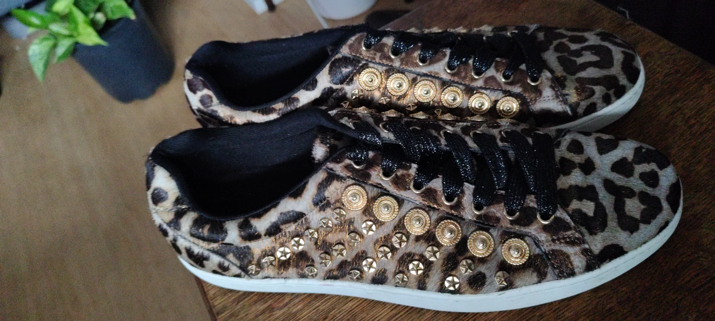 ALDO Leopard Print Studded Sneakers - photo 3