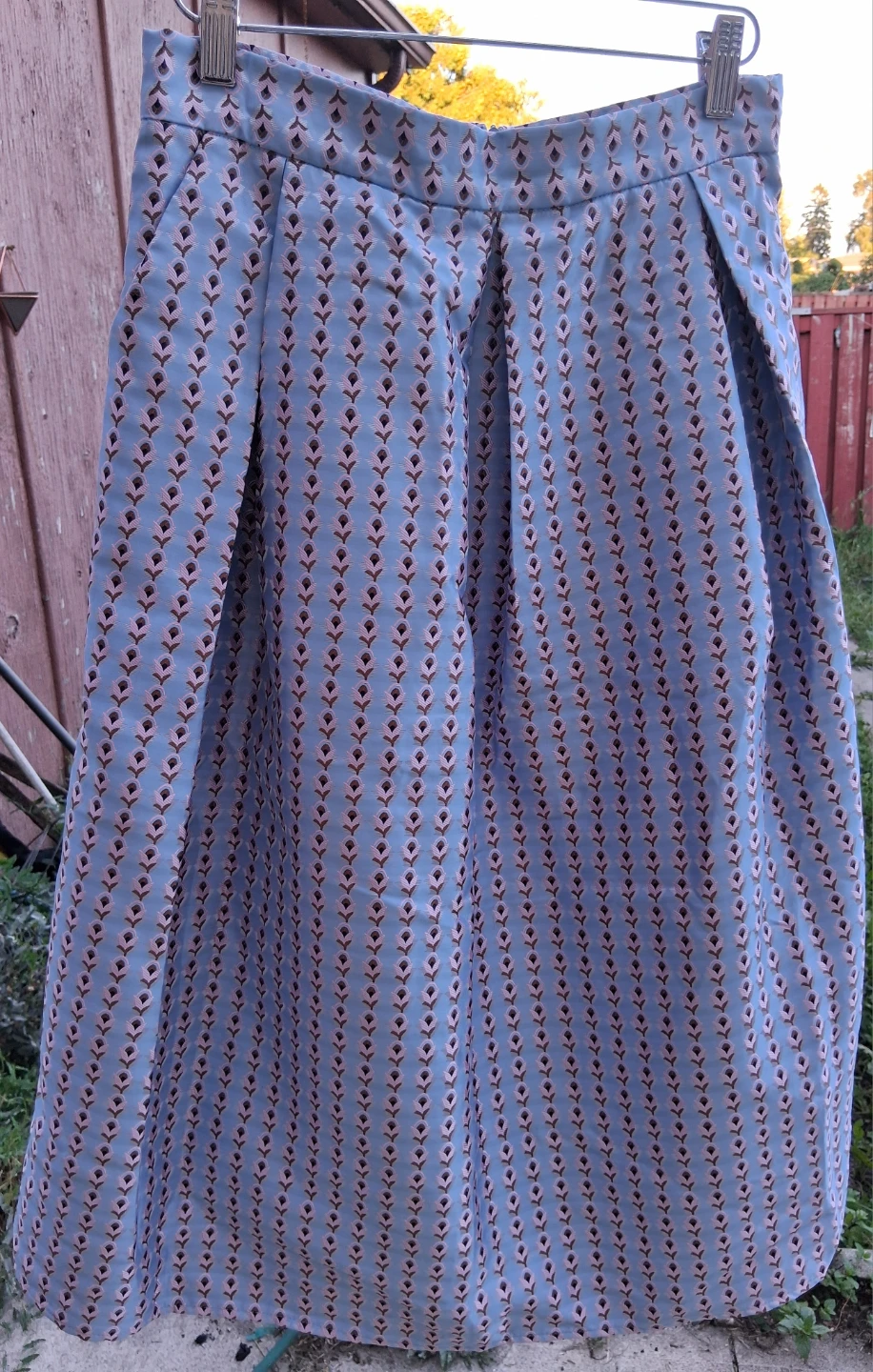 50's Blue Pleated Skirt (Vintage) - photo 2