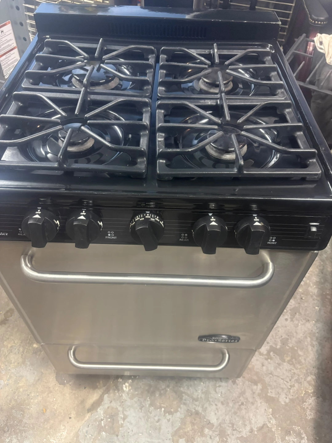 Premier 24in Stainless steel gas stove