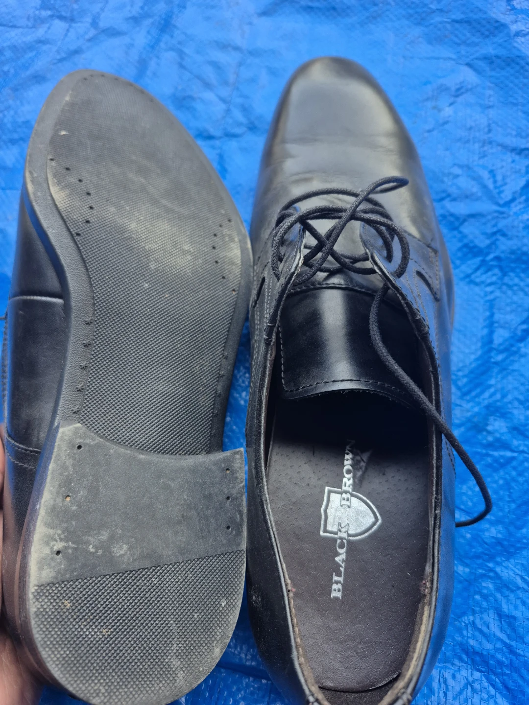 Black Brown Oxford Dress Shoes - photo 3