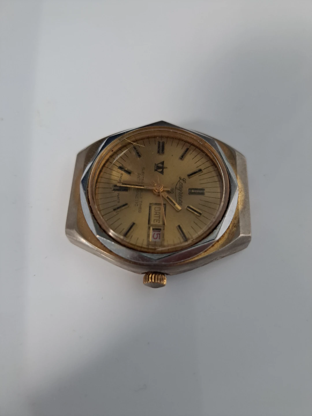 Longreene Gold Tone Watch with Date - photo 3