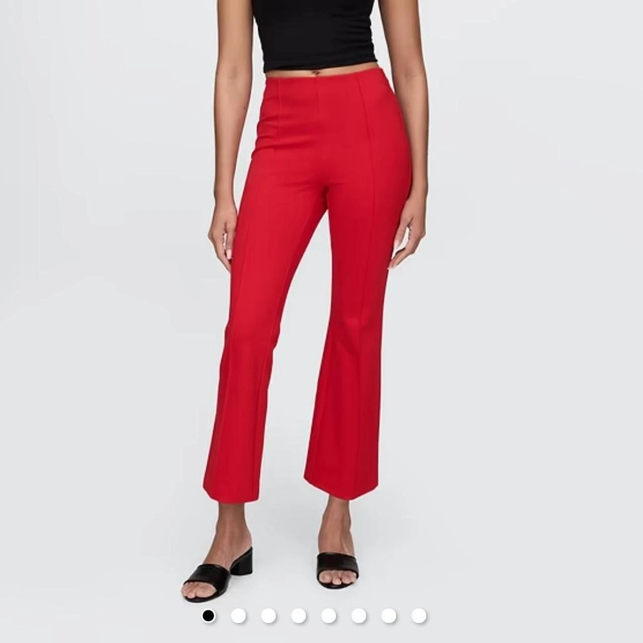Red kick flare pants - photo 5