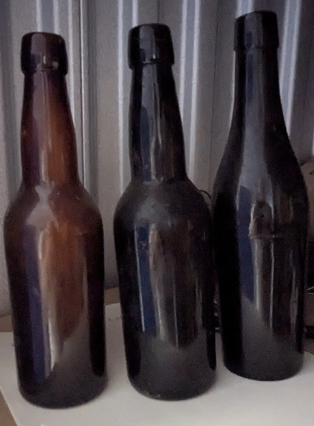 Mixed Antique Glass Beer Bottles - photo 5