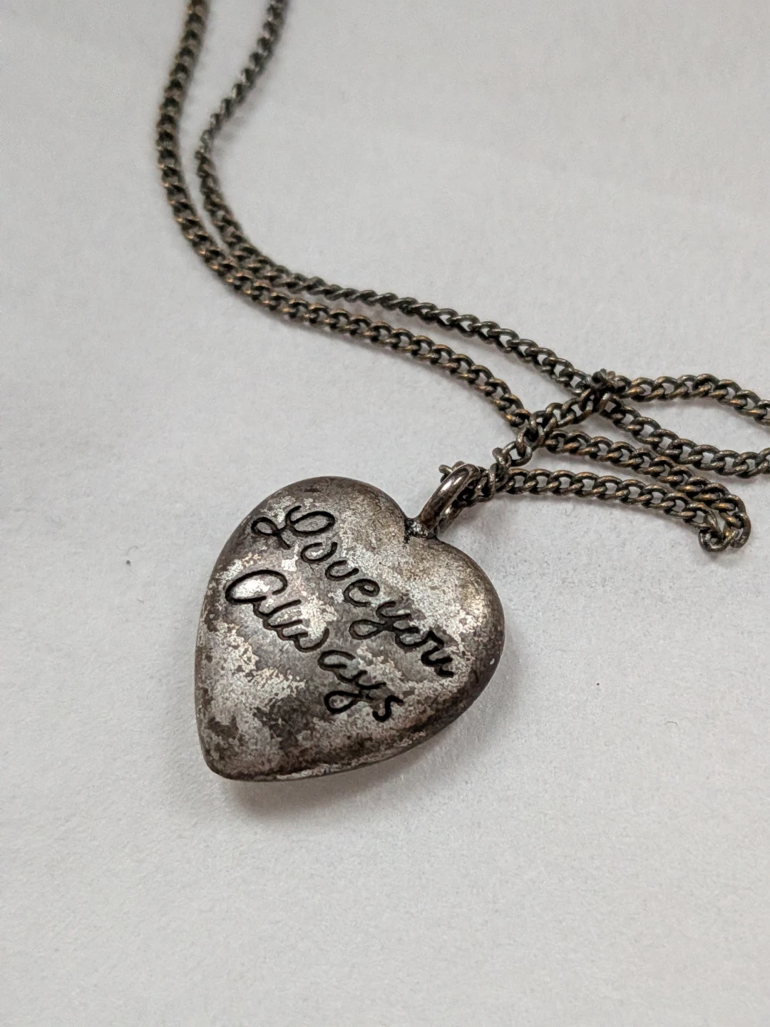 Brandy Melville "Love You Always" Heart Necklace - photo 2