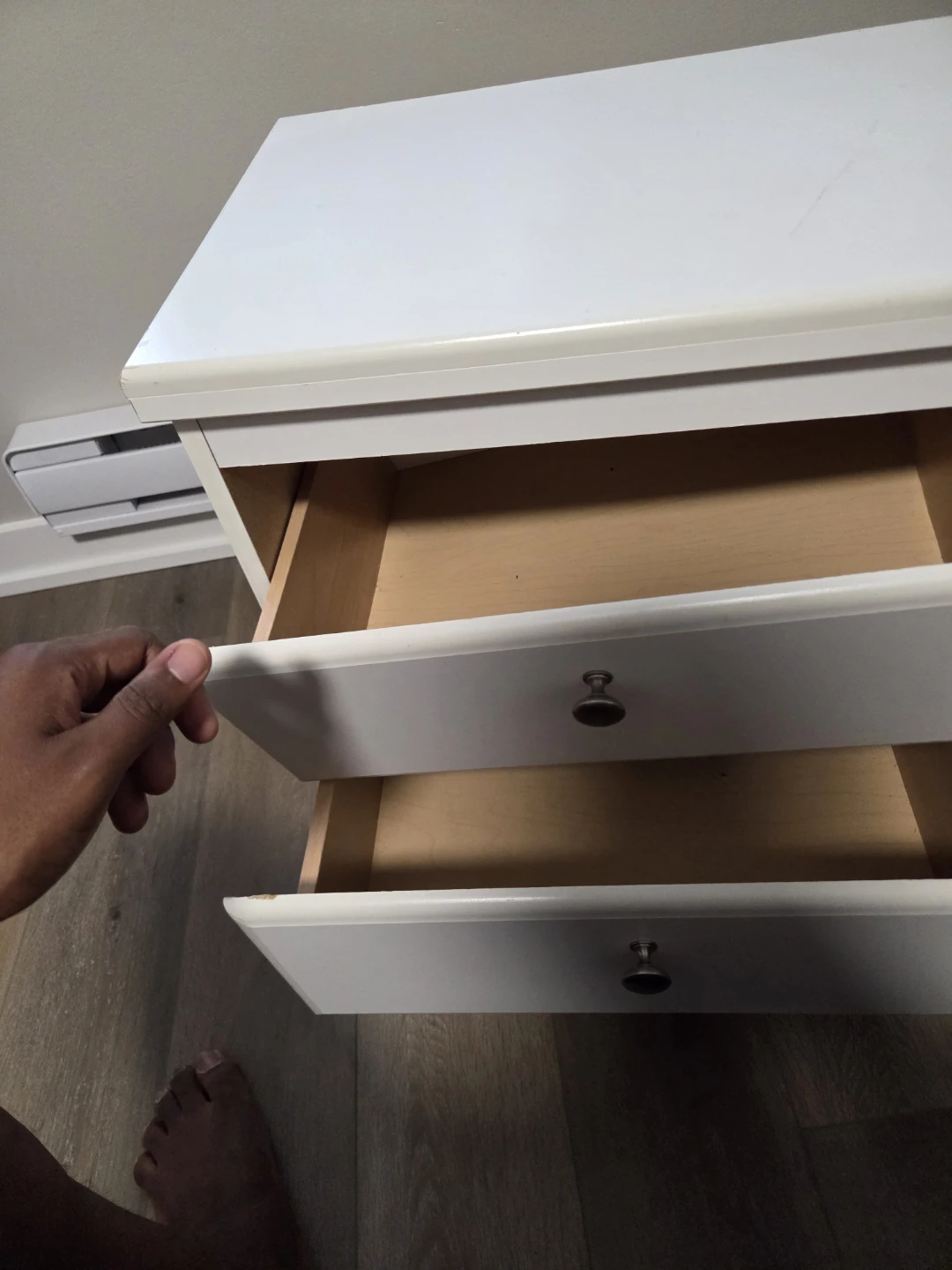 Free! White 2-Drawer Nightstand - photo 3