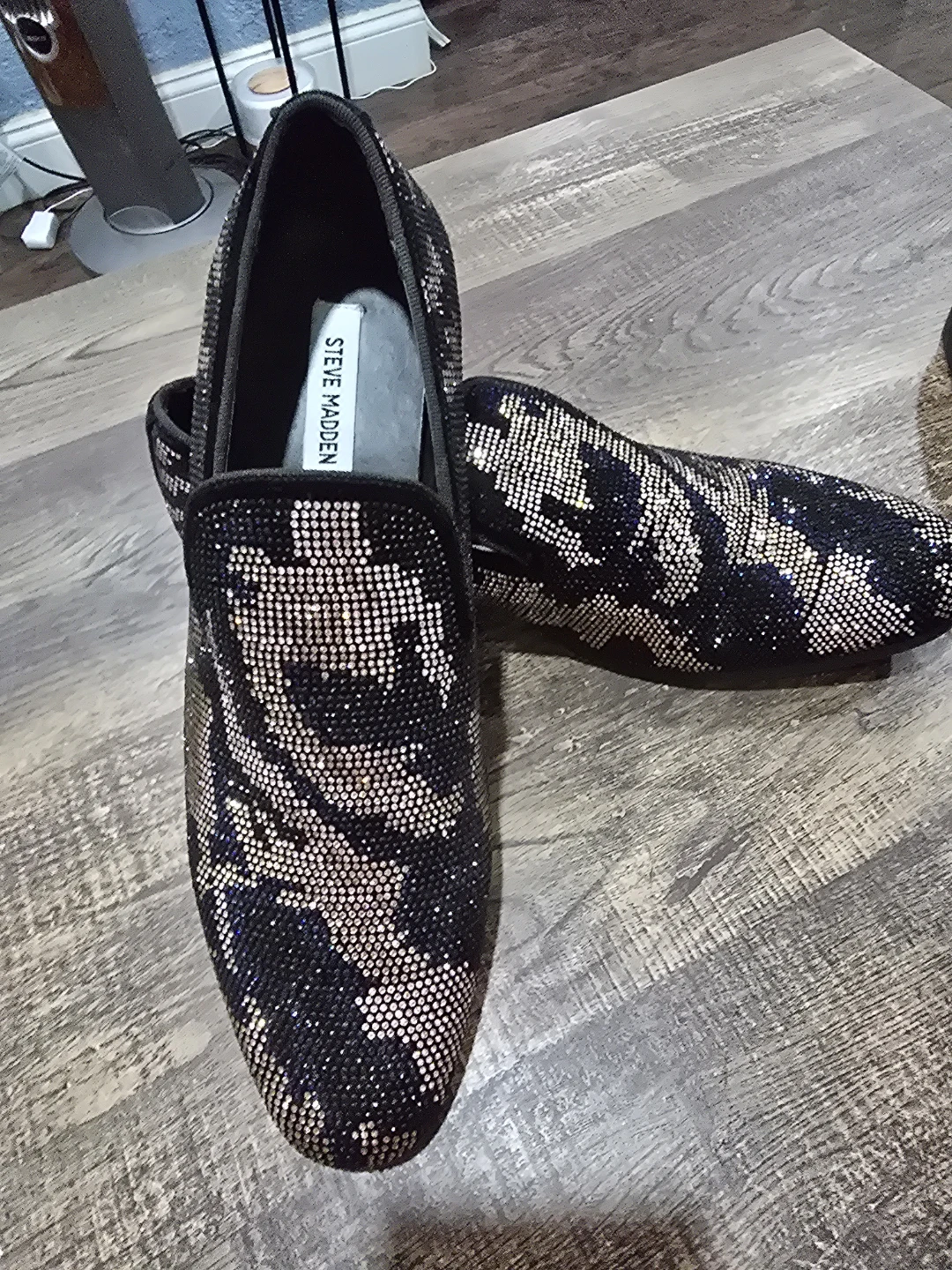 Steve Madden Rhinestone Loafers Size 10.5 - photo 3