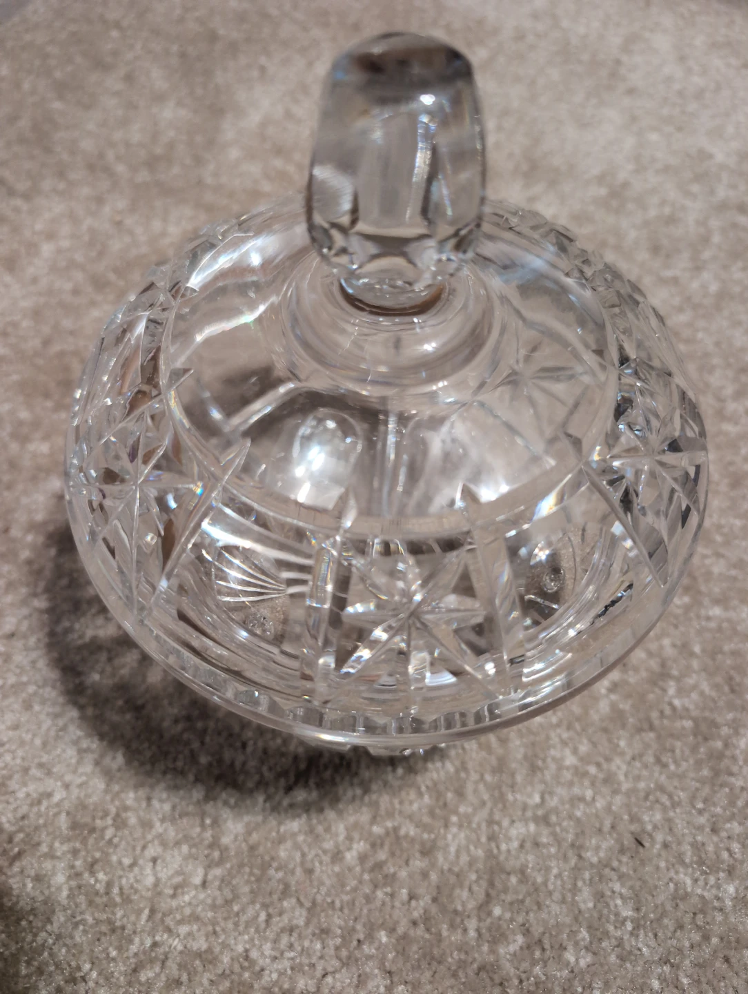 Crystal Candy Dish with Lid