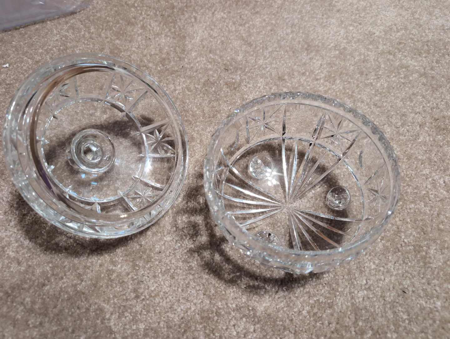 Crystal Candy Dish with Lid - photo 2