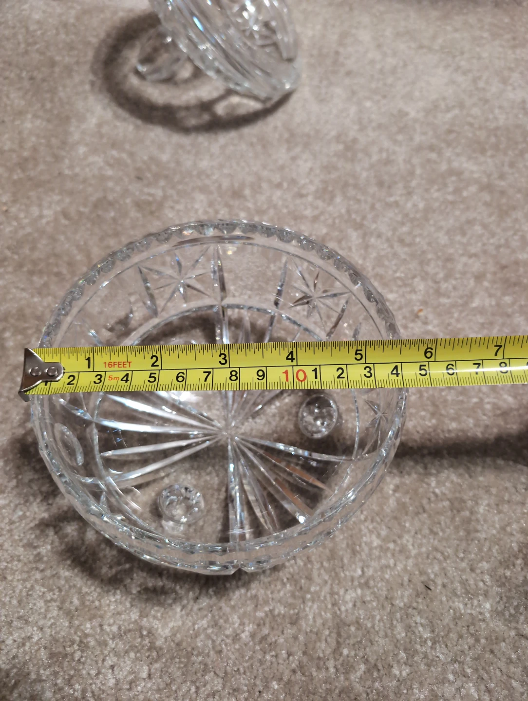 Crystal Candy Dish with Lid - photo 3