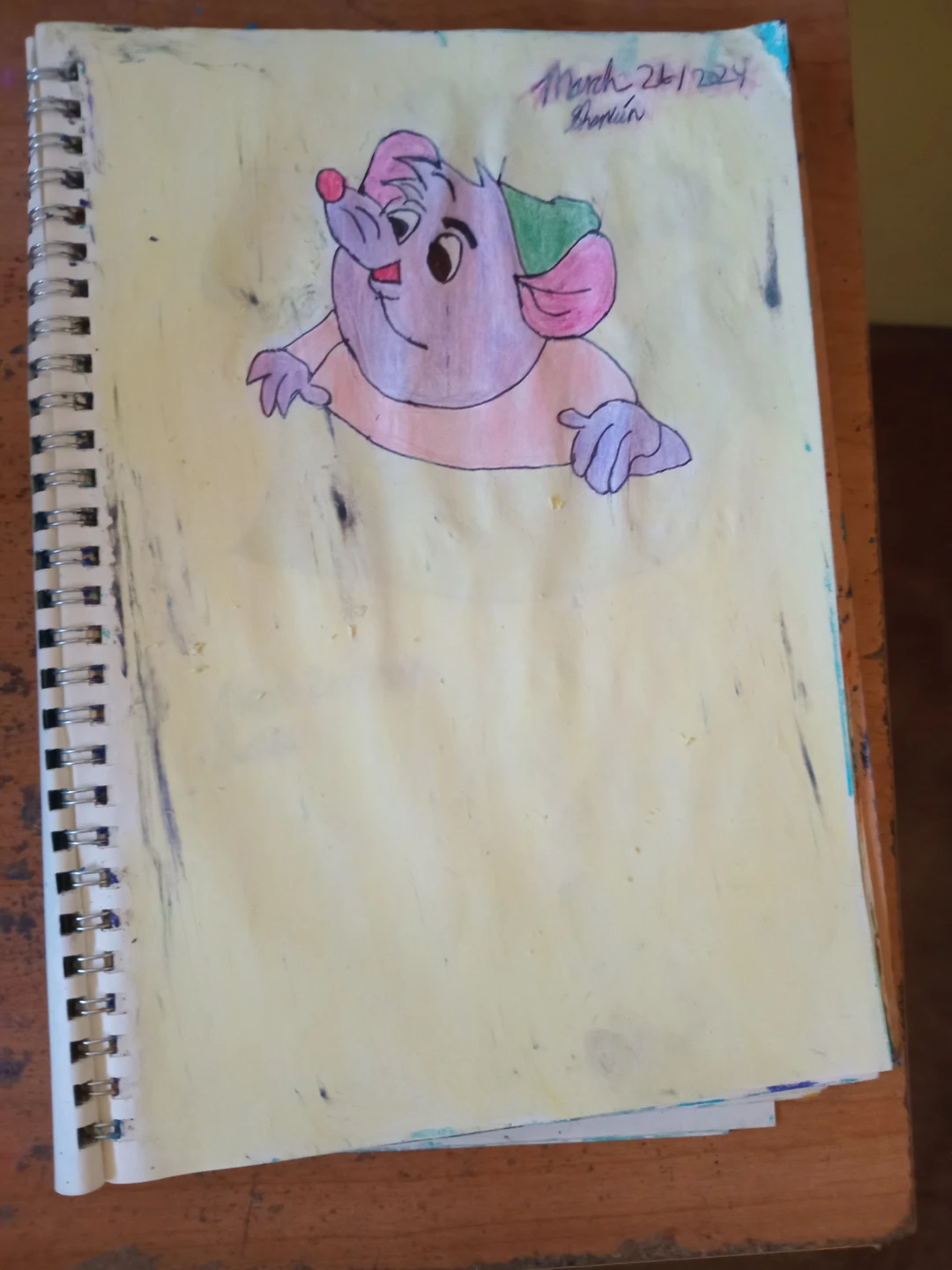 Mouse Art Drawing by Custom Artist Sherwin