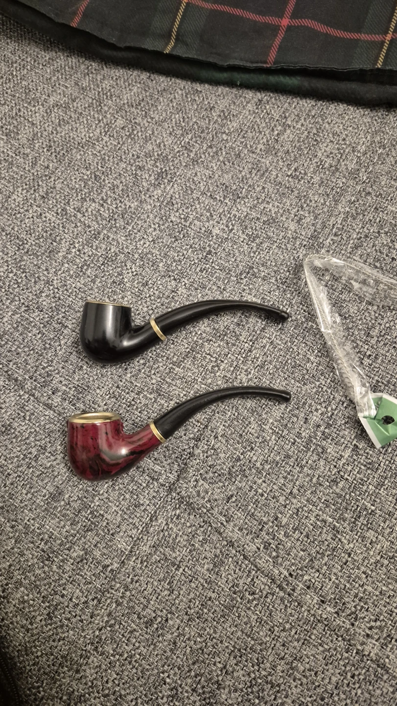 3 New Smoking Pipes with Case and Accessories - photo 3