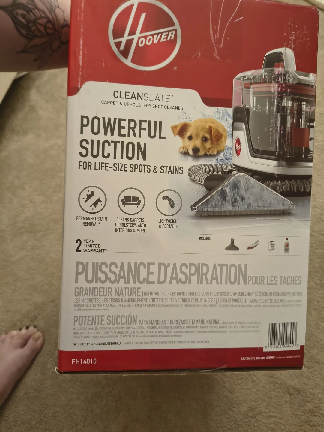 Hoover CleanSlate Carpet & Upholstery Spot Cleaner - photo 3