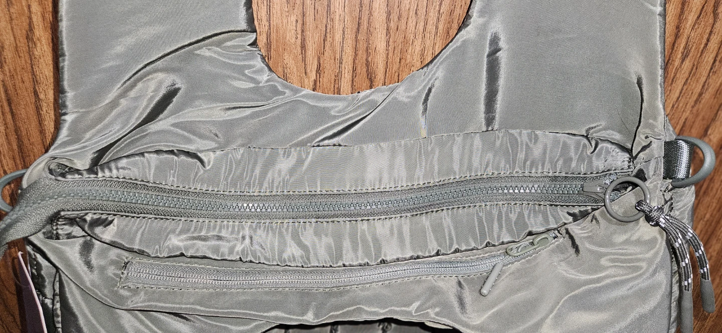 Green Puffer Tote Bag/Crossbody Bag - photo 4