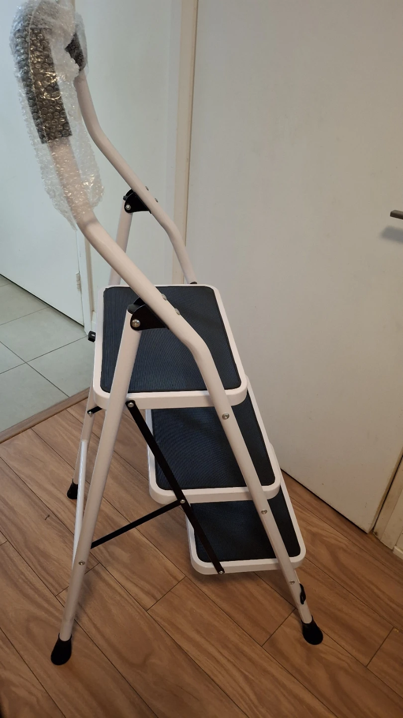 🪜 White Three Step Ladder 125cm Height - photo 3