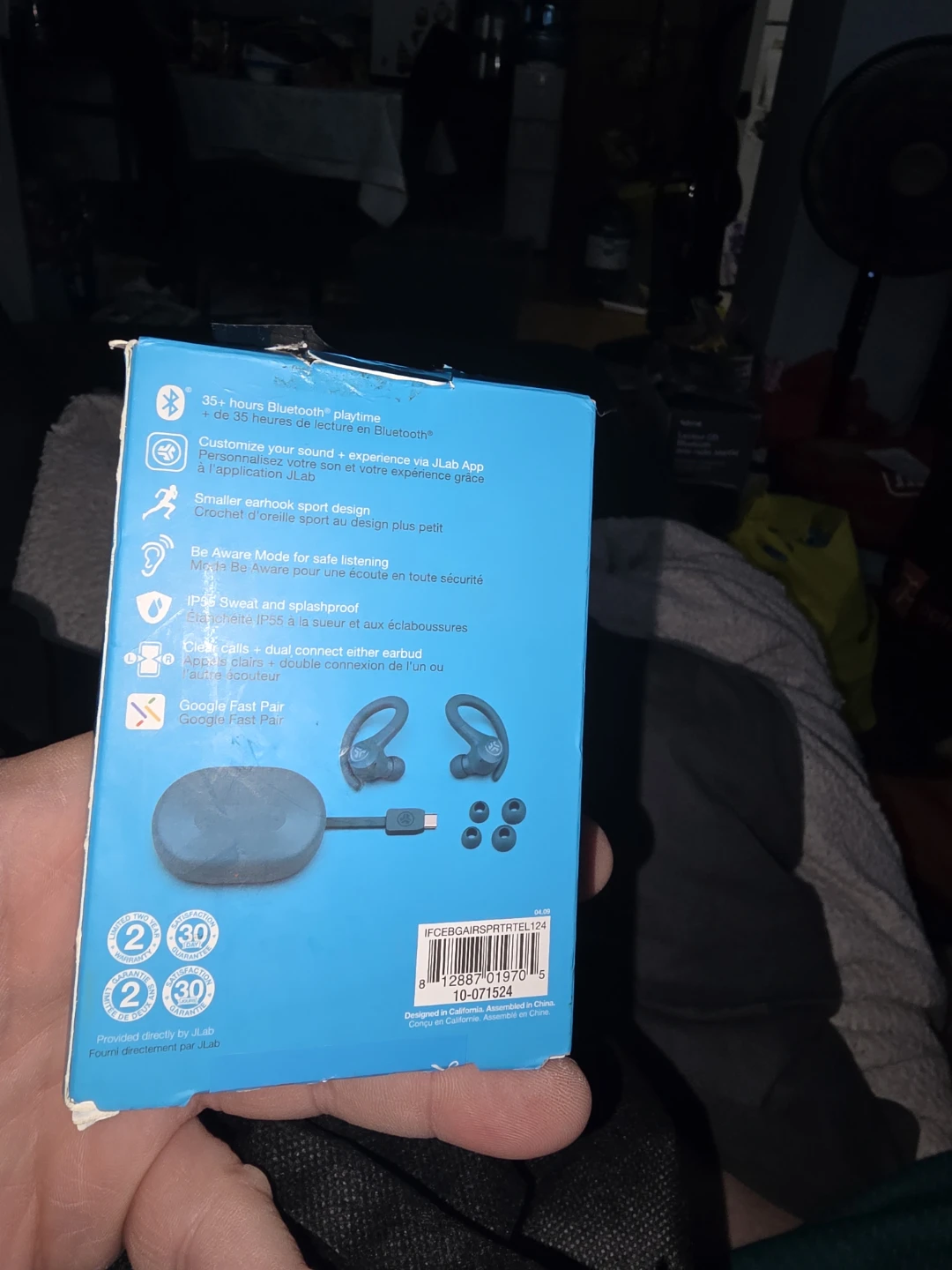 JLab Go Air Sport True Wireless Earbuds Teal - photo 3