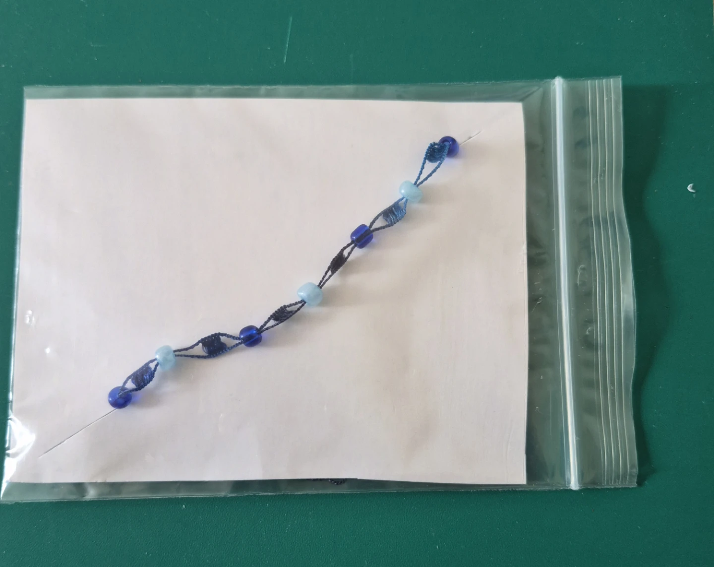 Handmade Crocheted Rakhi with Beads - photo 5