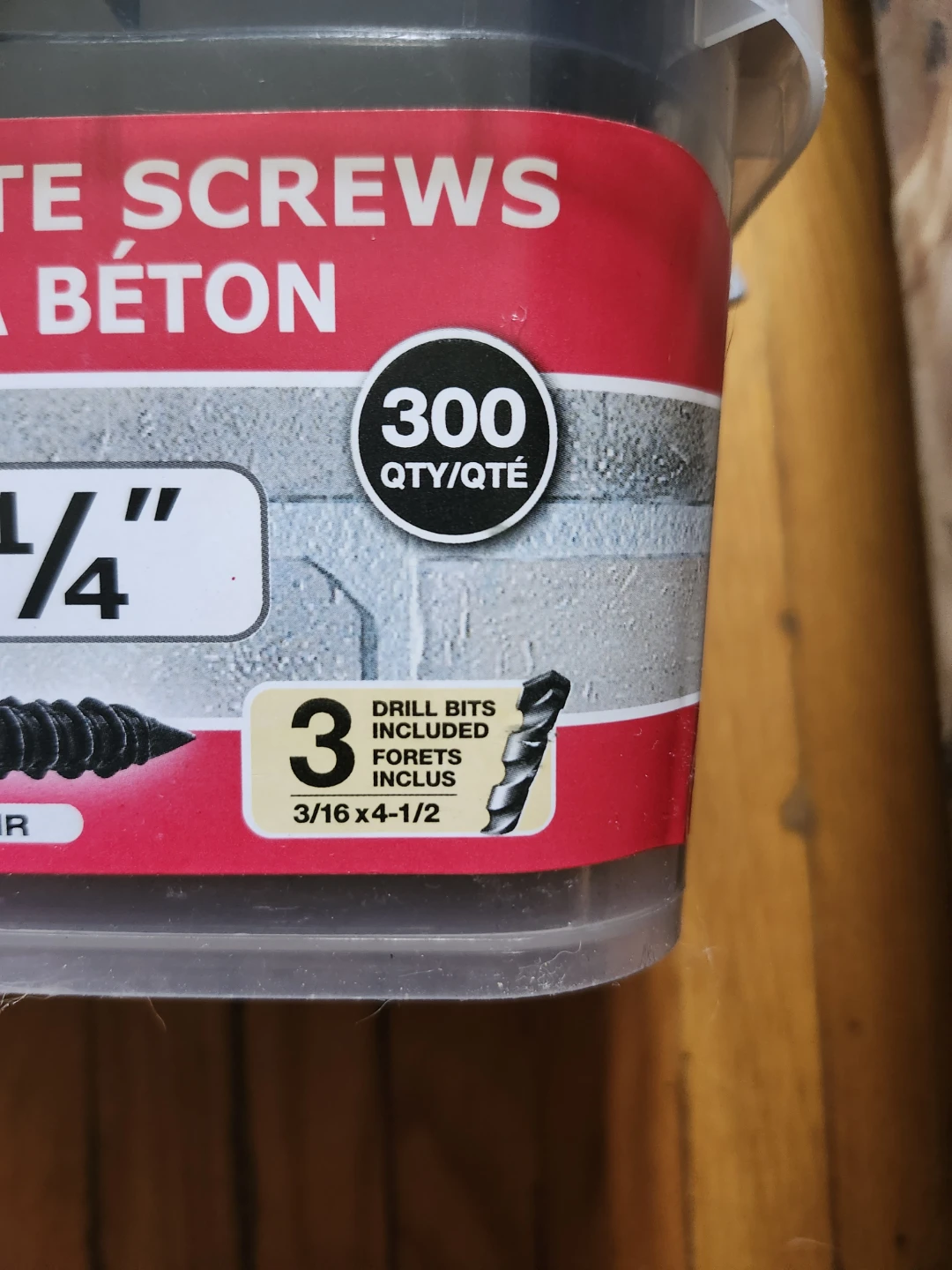 Paulin Concrete Screws 1/4" x 3 1/4" - photo 2
