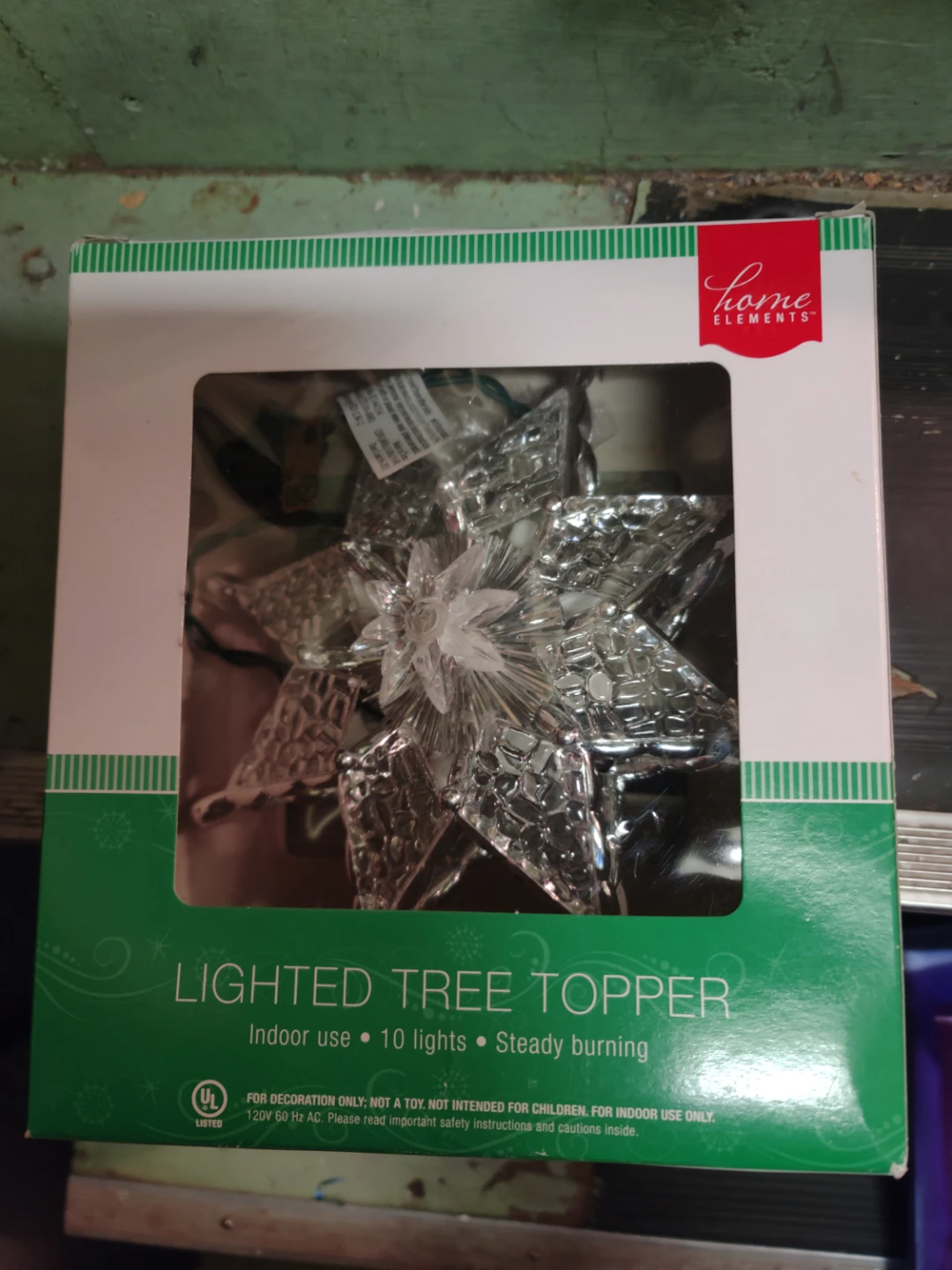 Walgreens Home Elements tree topper - photo 3