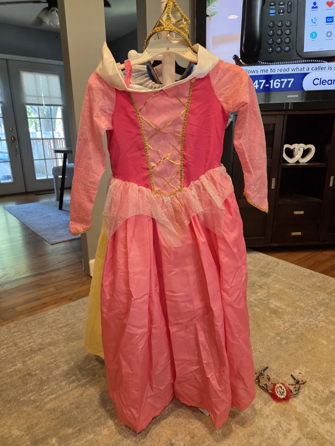 Disney Princess Aurora Sleeping Beauty Costume with Tiara