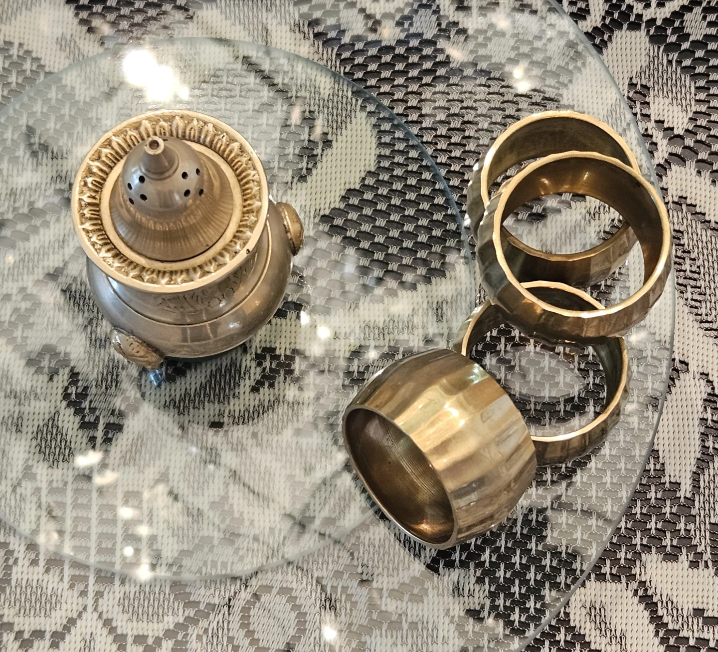 Vintage Brass Table Items - photo 2