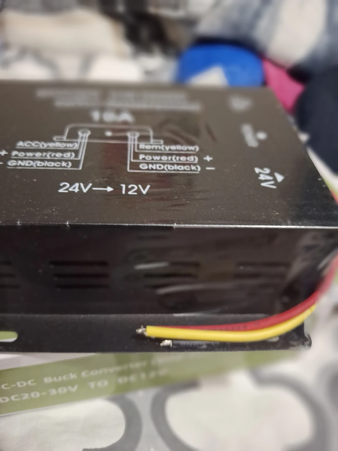 New 24V to 12V Voltage Converter, Durable Metal Body (10A) - photo 5