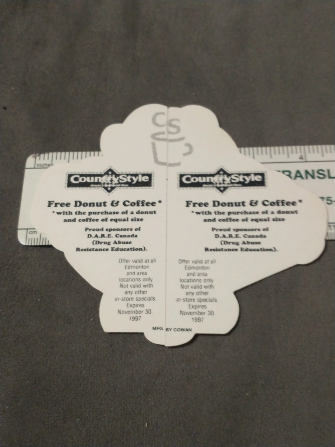 CFL Edmonton Grey Cup '97 Sticker - photo 3