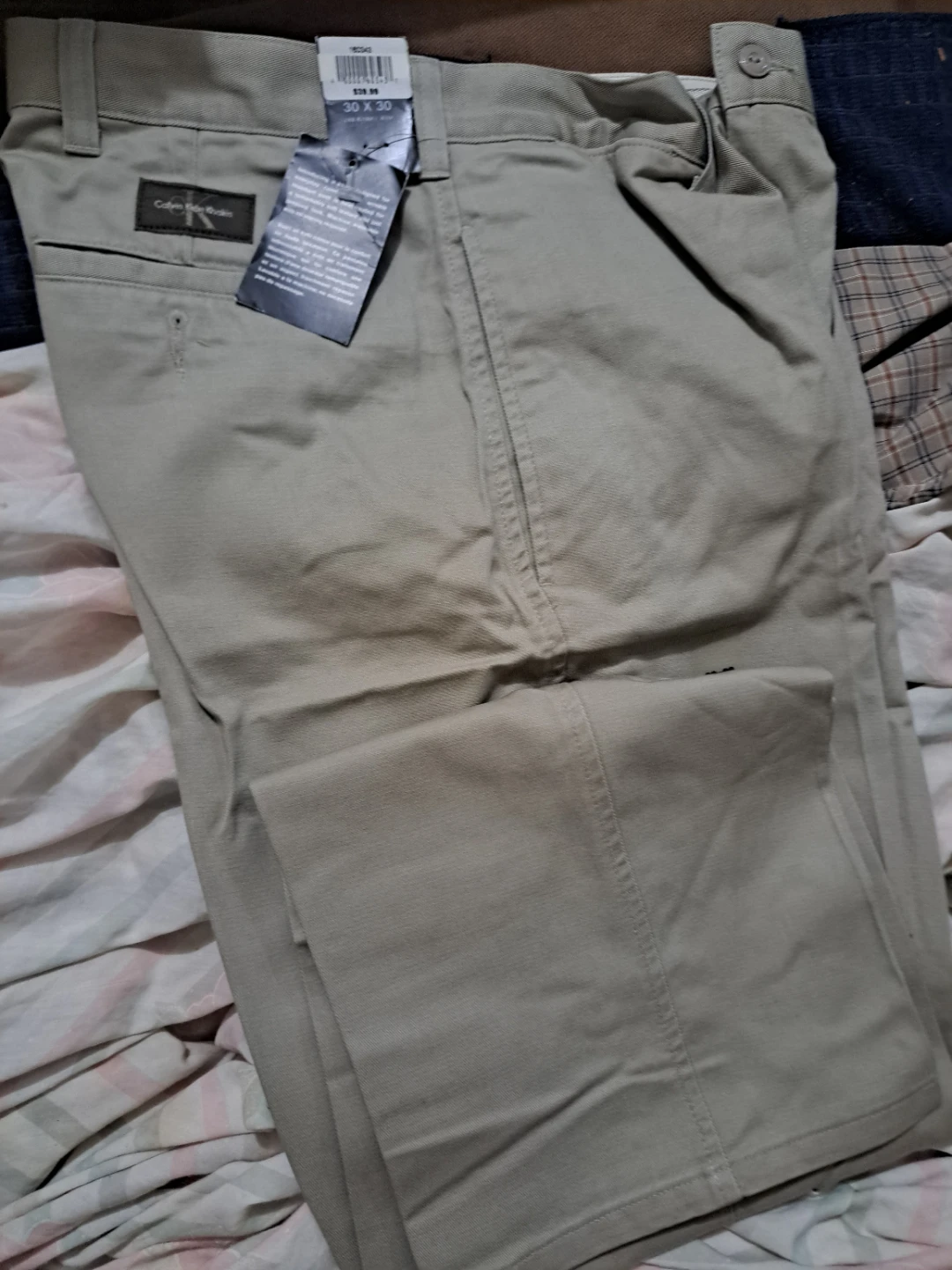 Calvin Klein Khakis Wrinkle Resistant Pants