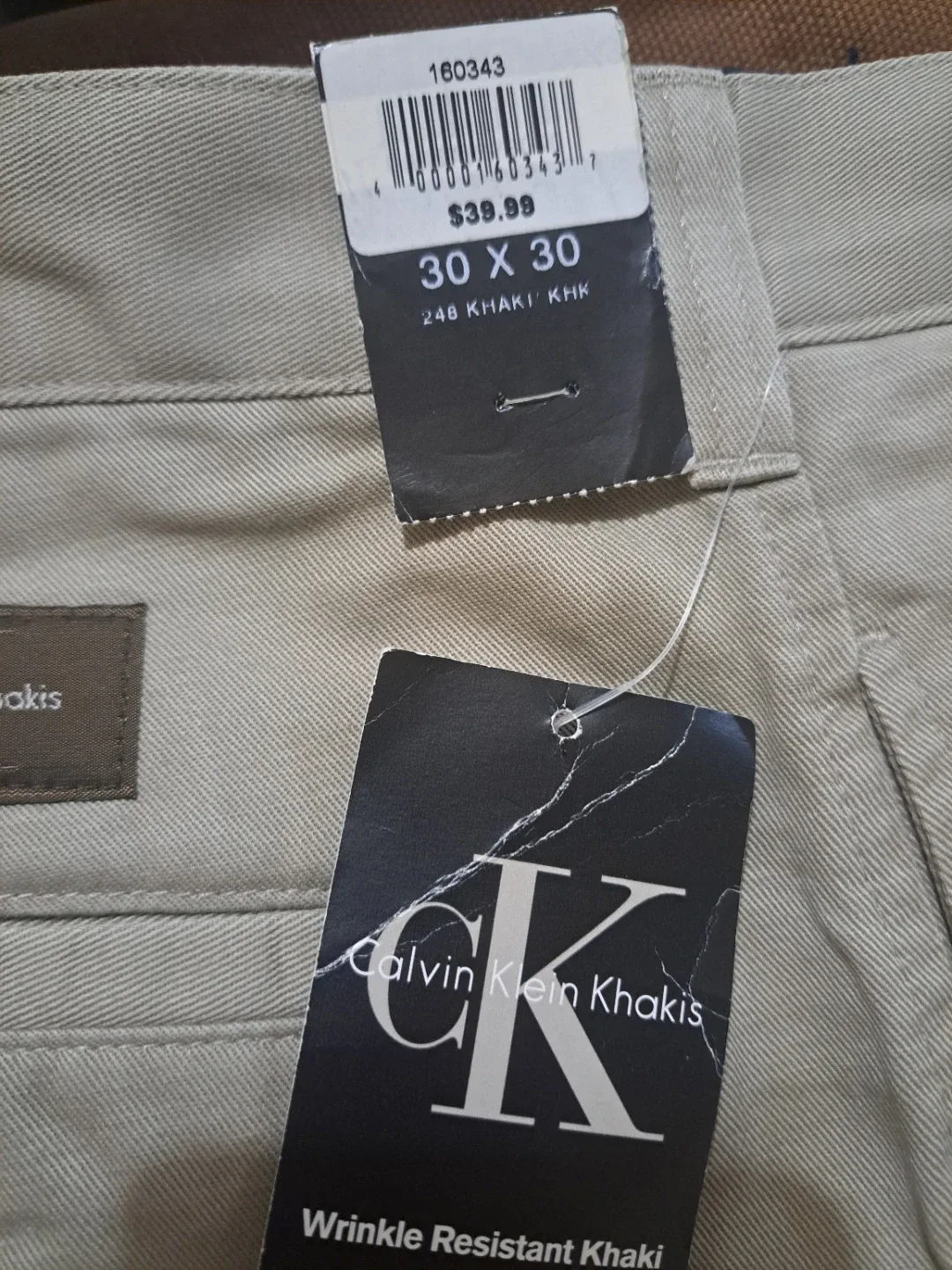 Calvin Klein Khakis Wrinkle Resistant Pants - photo 2