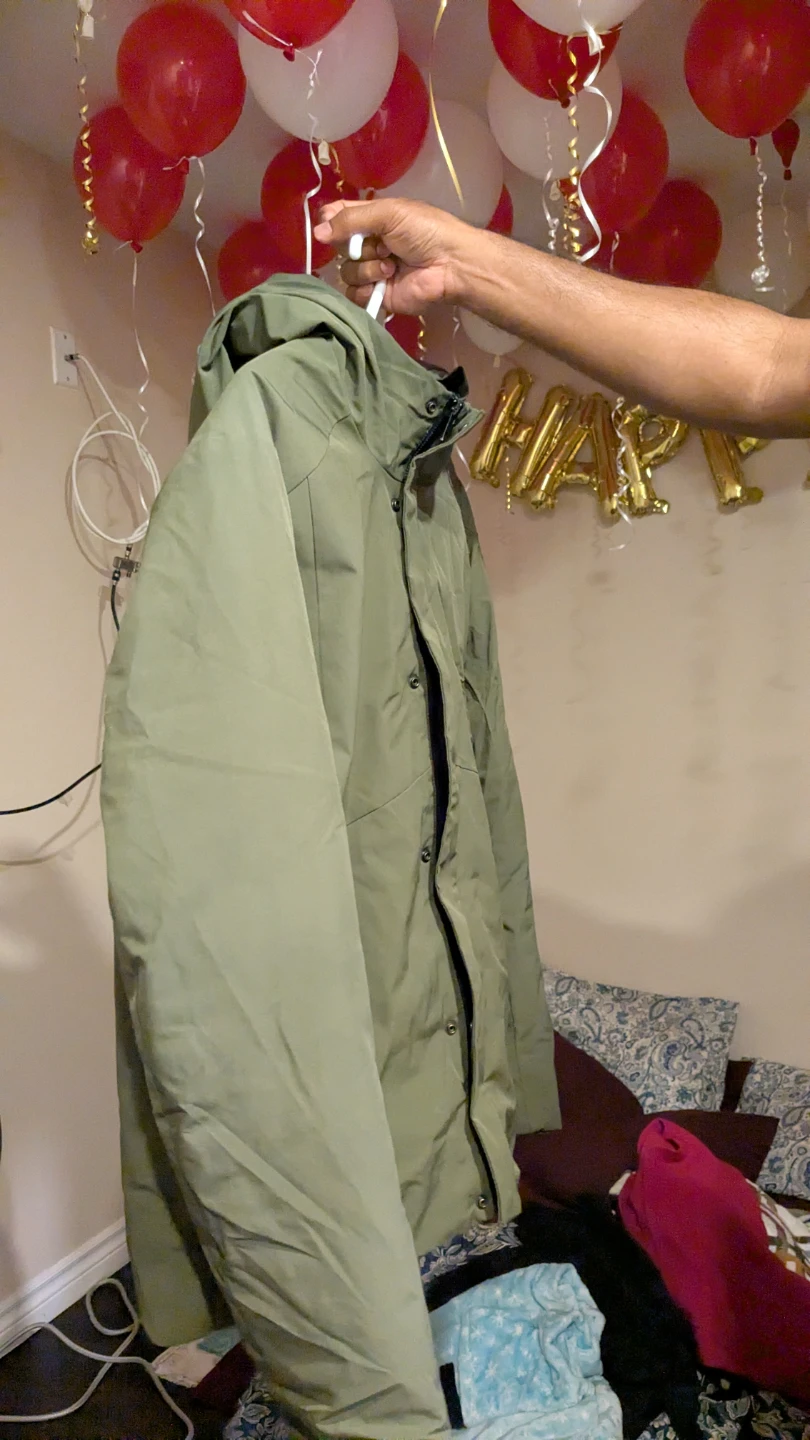 Jack & Jones Sage Green Hooded Jacket