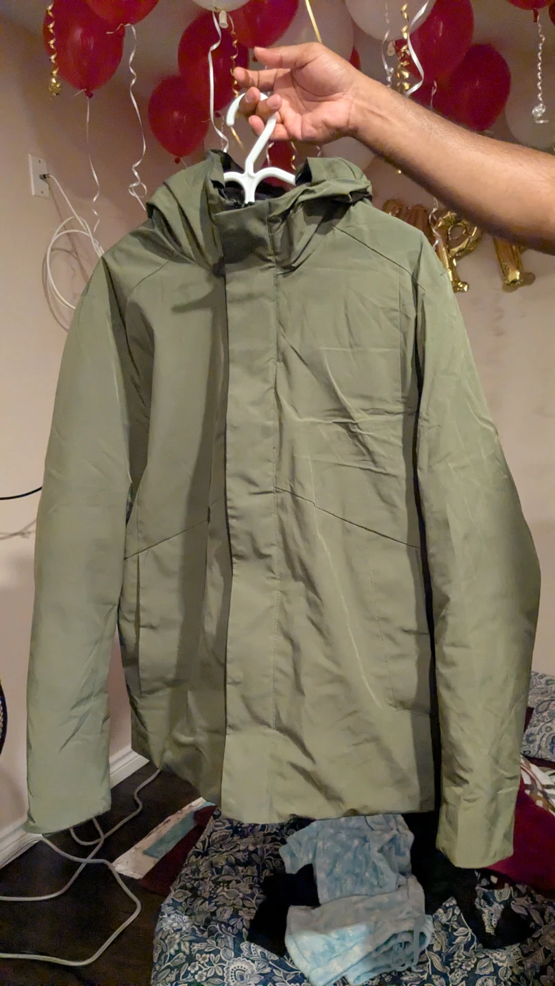 Jack & Jones Sage Green Hooded Jacket - photo 4
