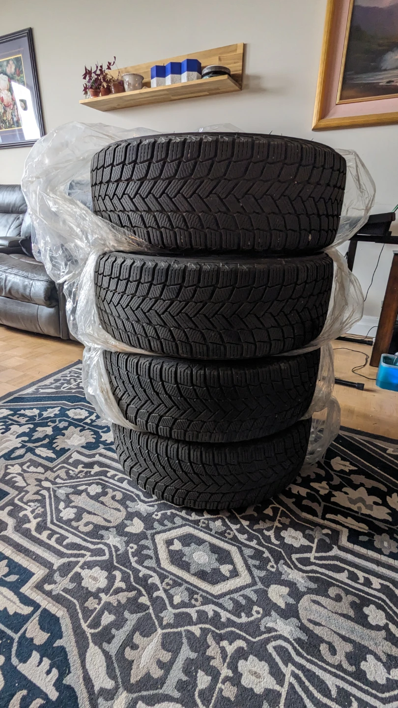 Michelin X-Ice Snow Tires with RSSW Wheels