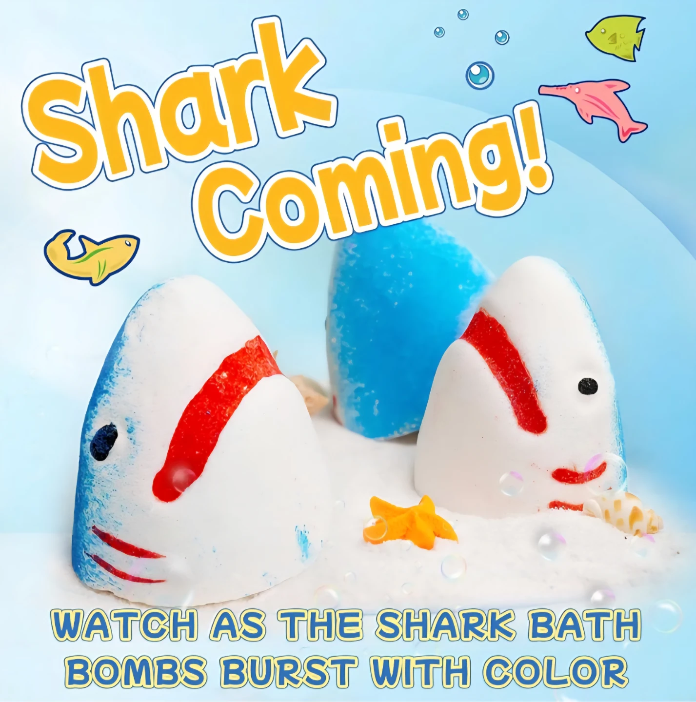 Shark Bath Bombs for Kids! - photo 2