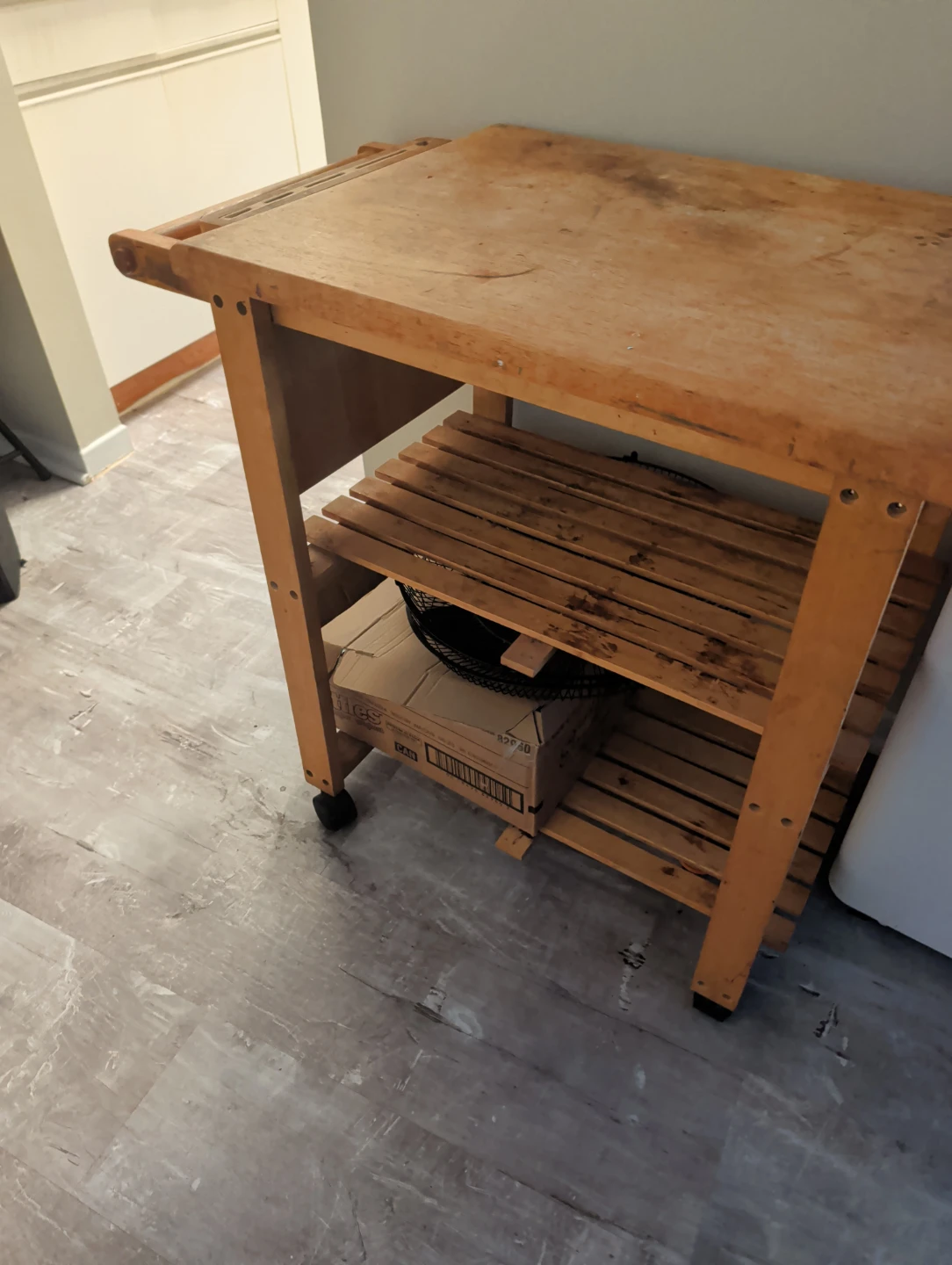 Wooden Kitchen Cart