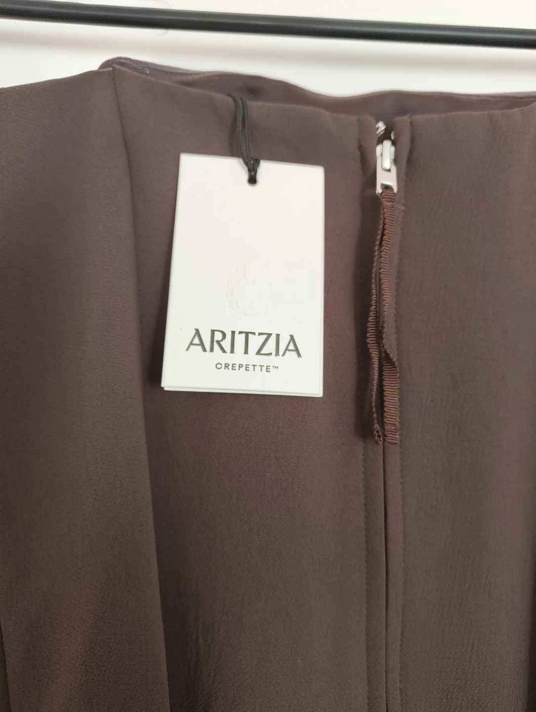 Aritzia Crepette Strapless Dress Brown Size 4 - photo 5