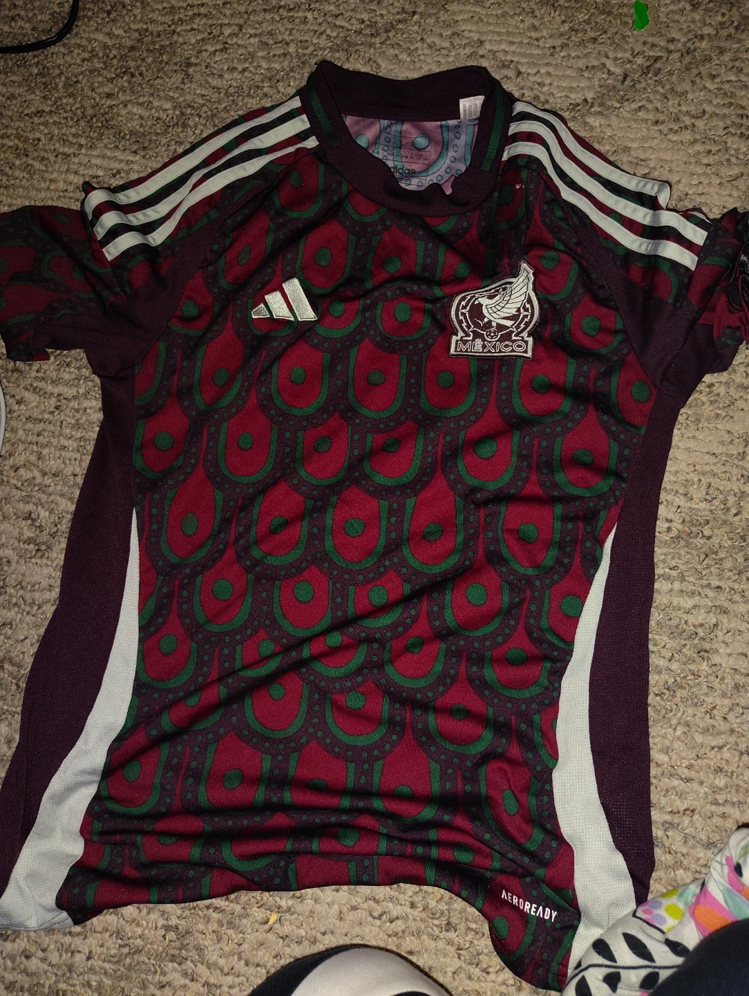 Adidas Mexico 2024 Home Jersey Youth large - photo 2