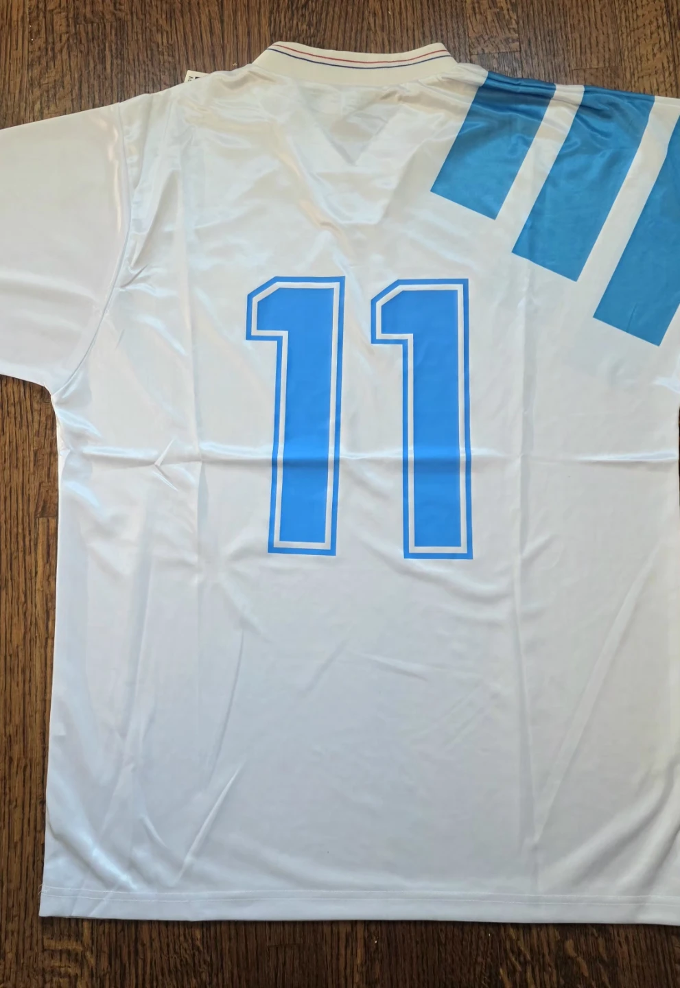 Rare Marseille 1992-93 Retro Jersey. Number 11 - photo 5