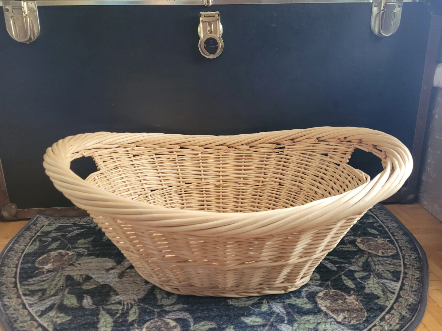 Wicker Basket with Handles