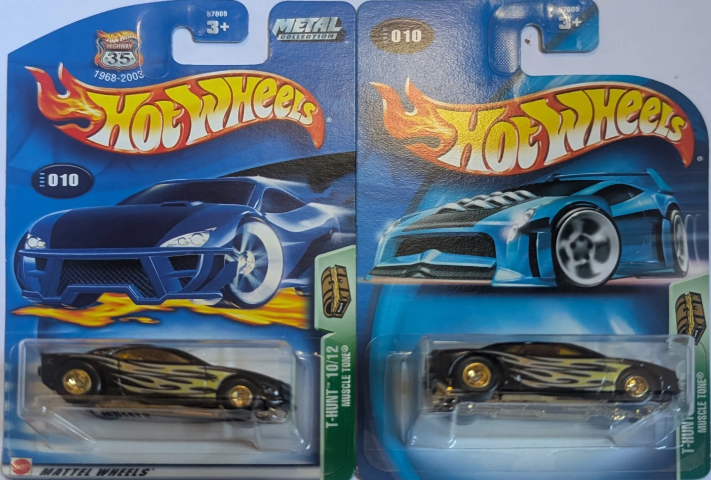 💥TREASURE HUNT💥 Hot Wheels '03: Muscle Tone (x2)