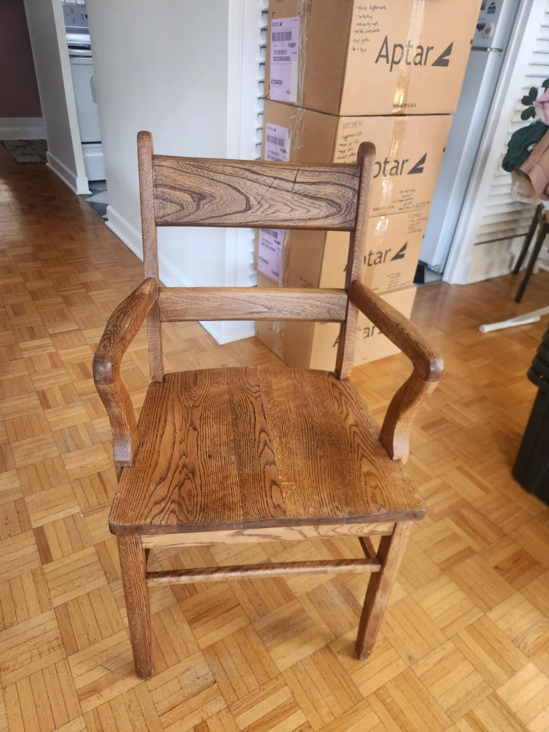 Vintage Oak Armchair
