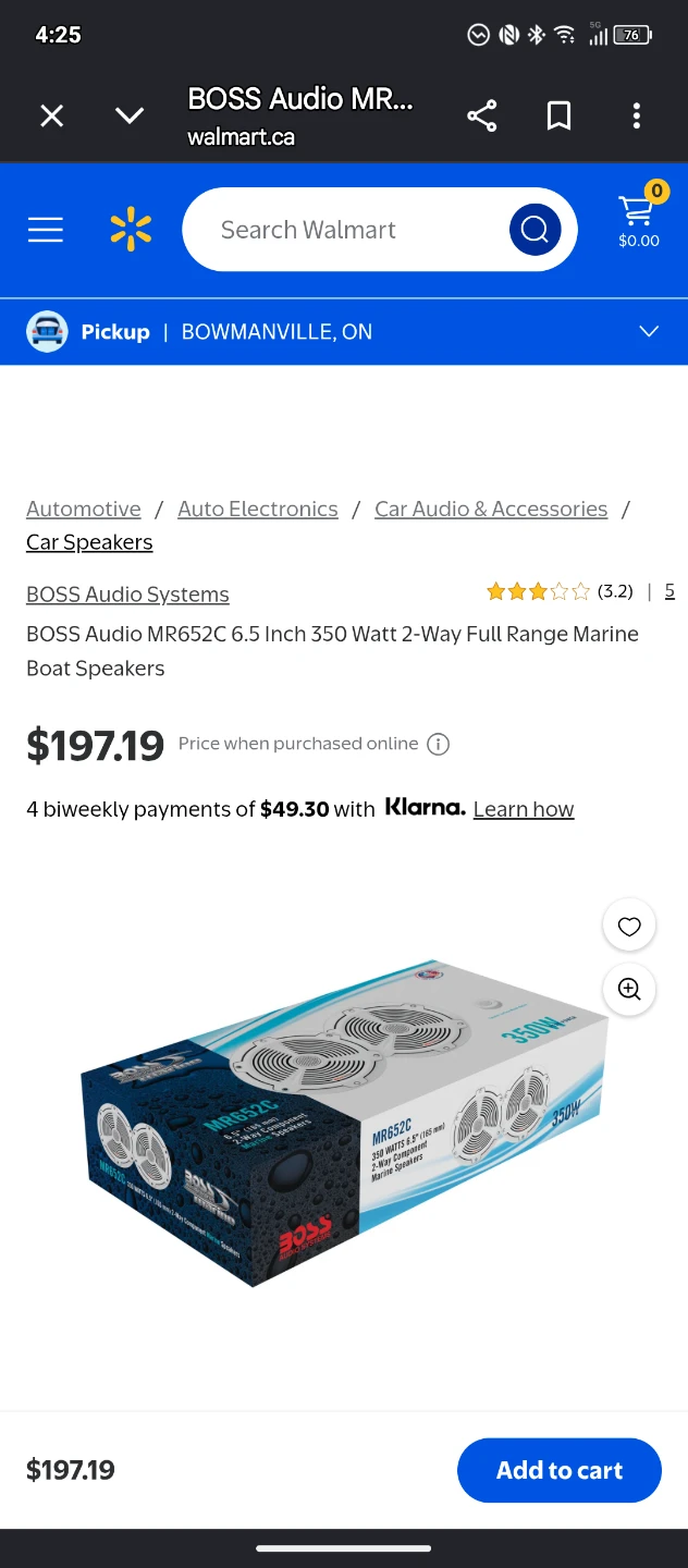 BOSS Audio MR652C 6.5 Inch Marine Boat Speakers - photo 2