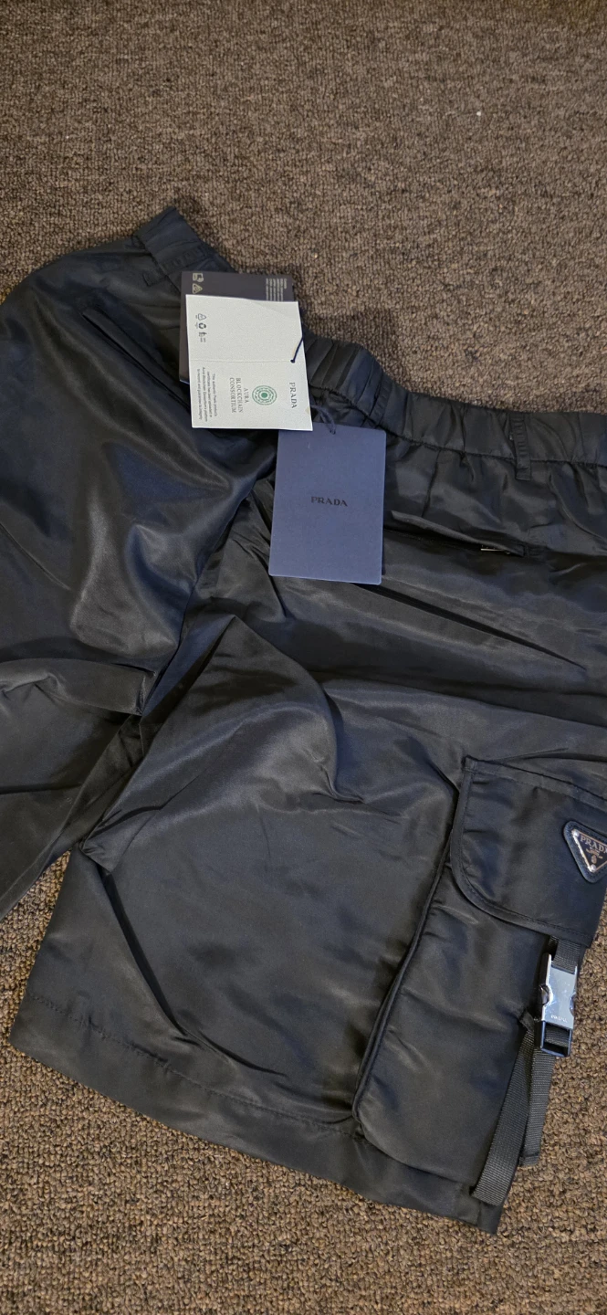 Prada Nylon Cargo Shorts - photo 3