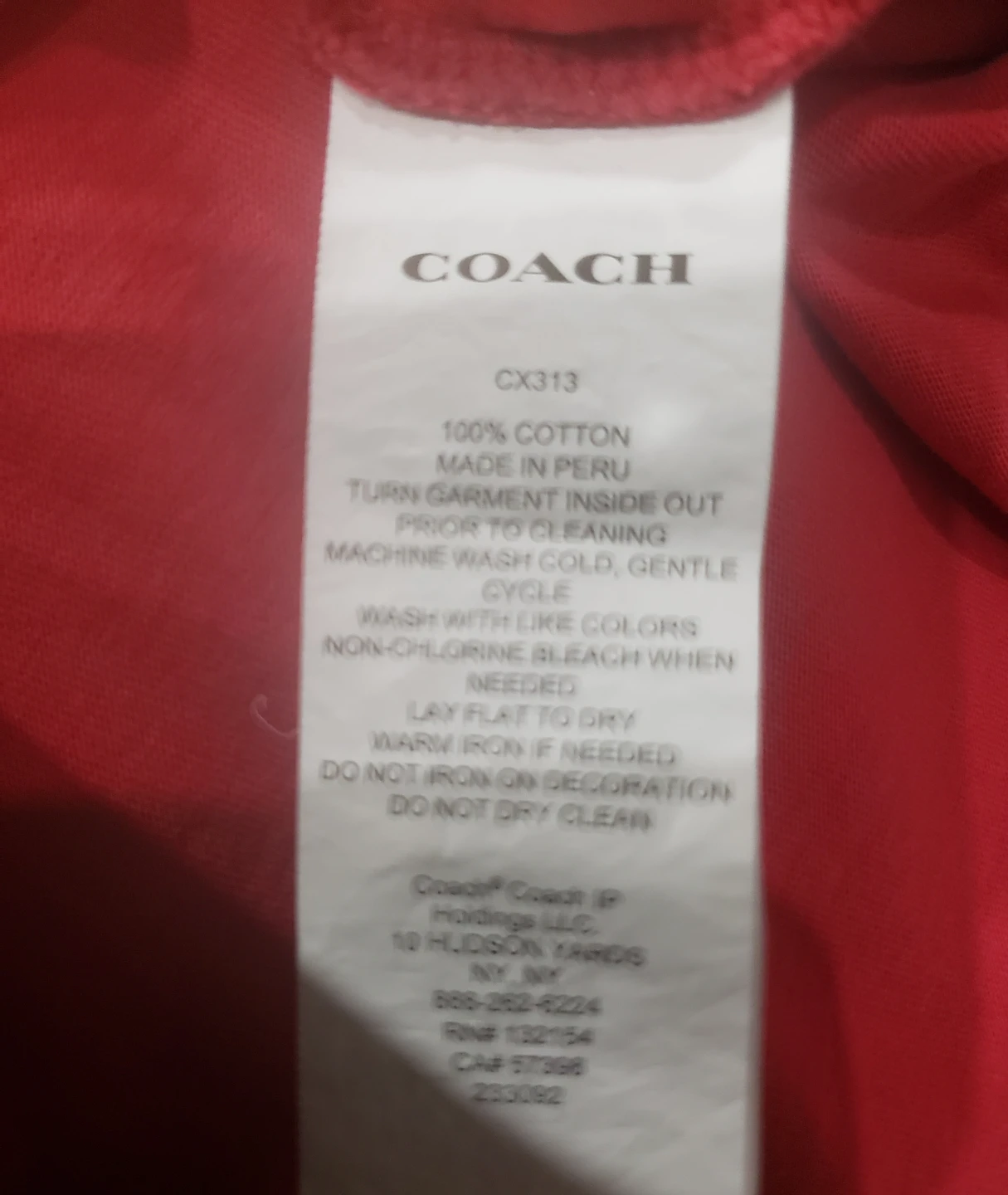 Coach Women Cotton T-Shirt in Signature pattern & Printed logo - photo 5