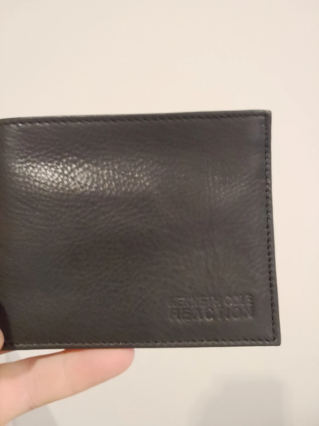 Kenneth Cole Reaction Black Leather Bifold Wallet
