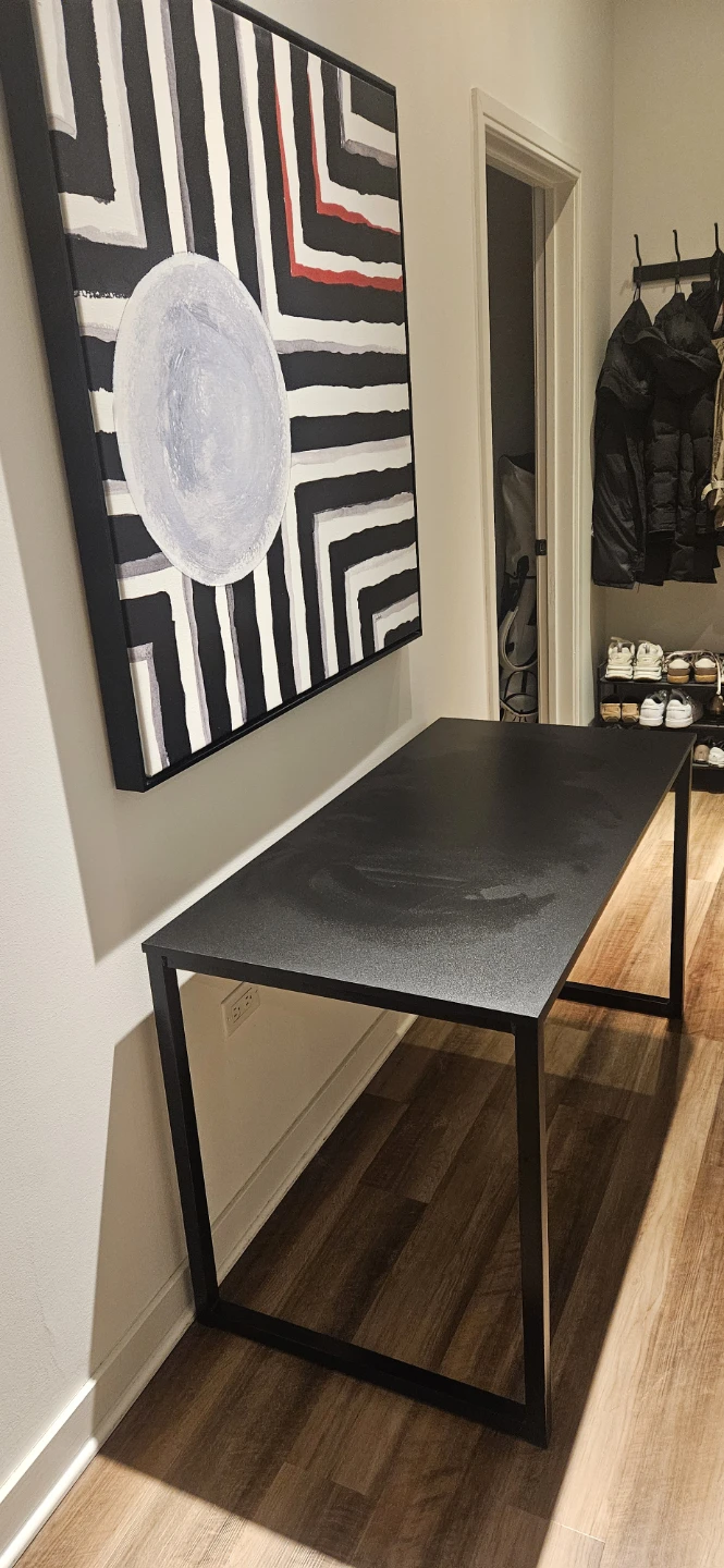 Black Metal Frame Desk