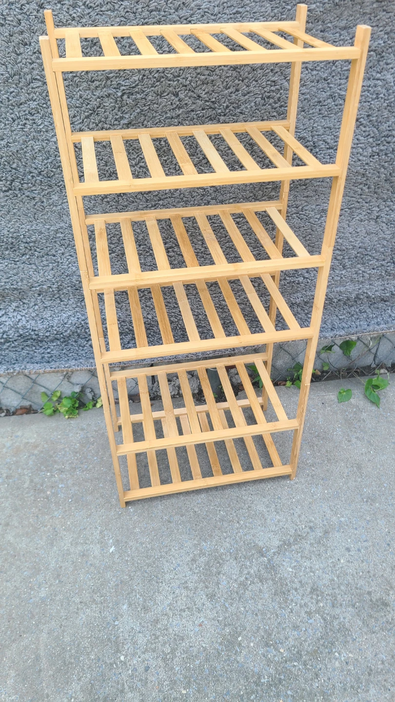 Wooden 5-Tier Shelf Unit