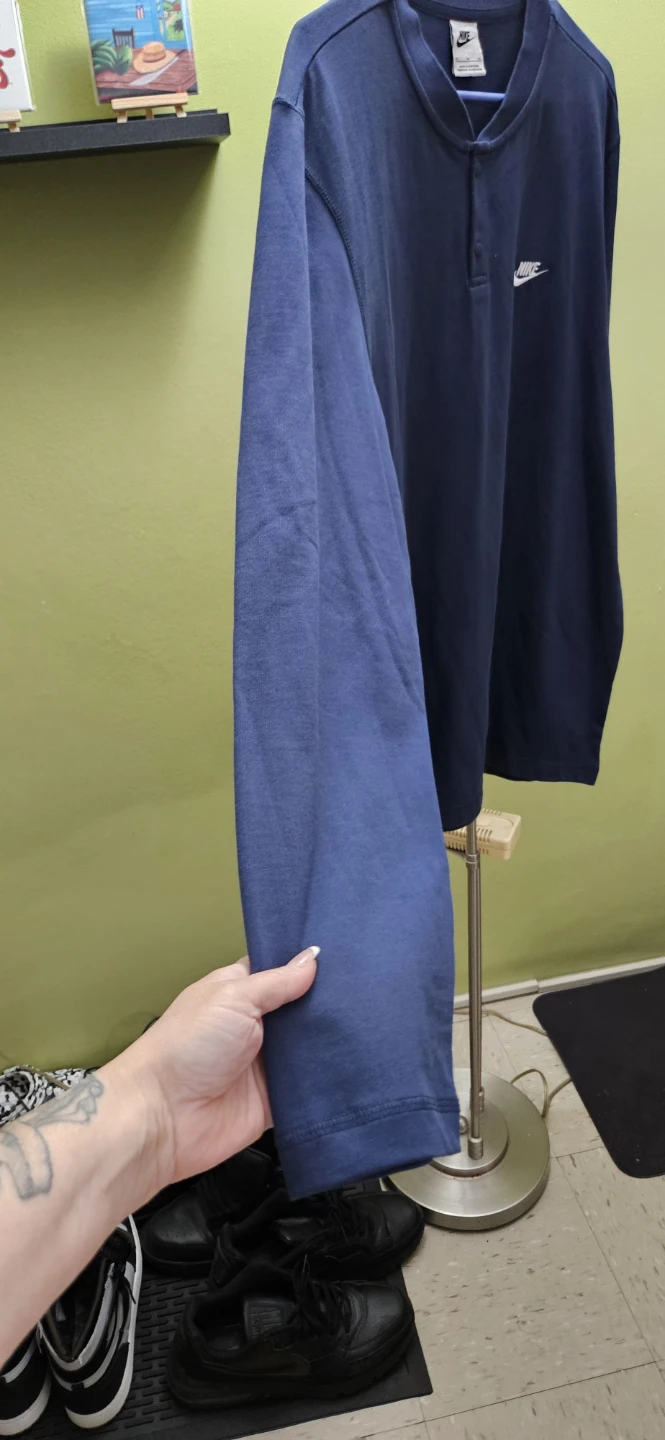 Nike Long Sleeve Henley Shirt - photo 3